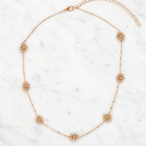 Gold Flower Necklace